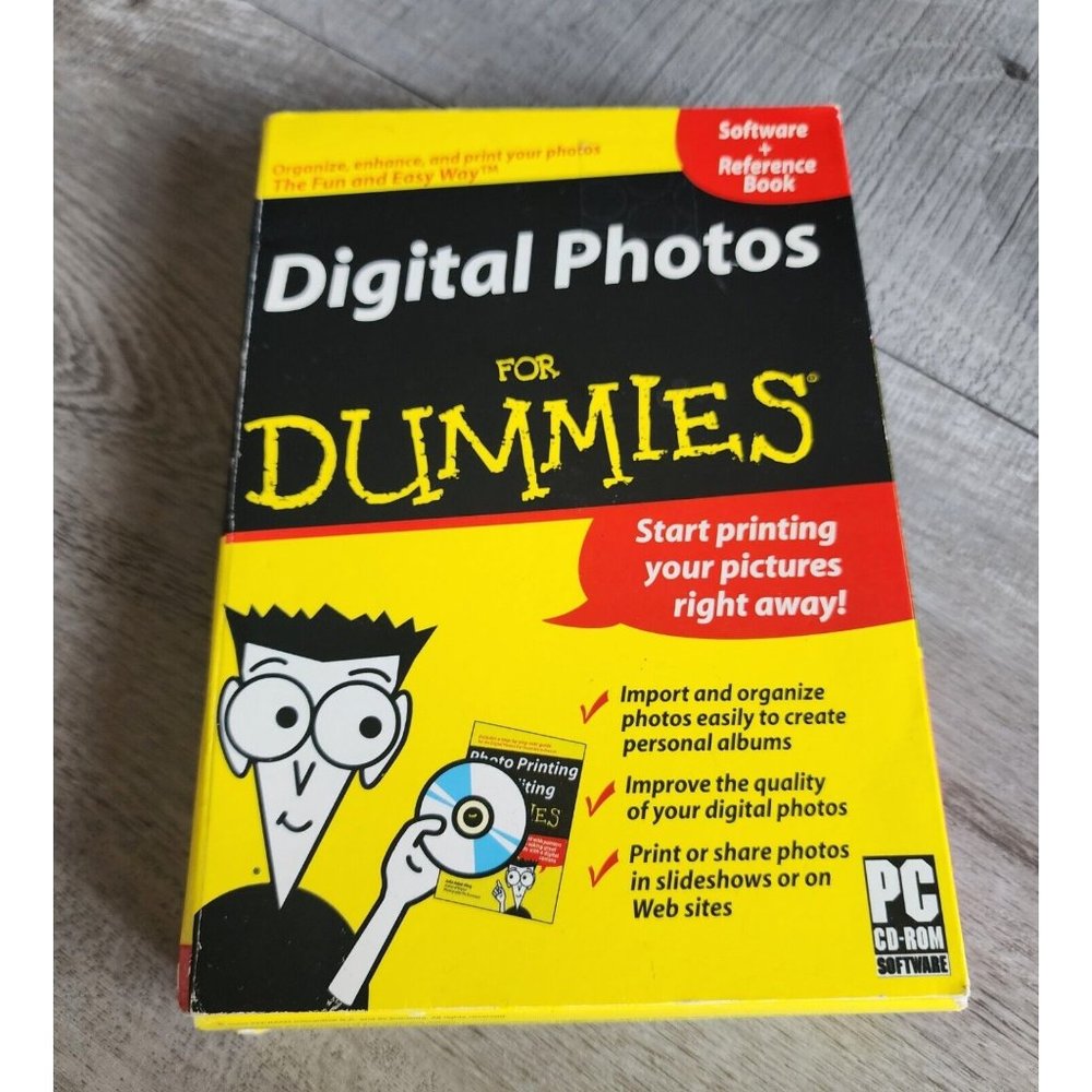 Family Tree For Dummies Software (PC CD-ROM) + Reference Book NEW Sealed